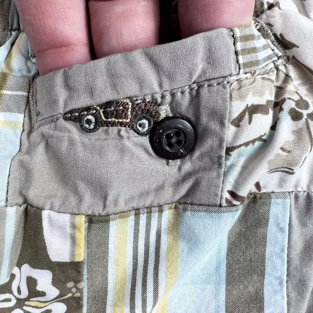 🦋3/$30 Janie and Jack Shorts Bundle Boys 6-12M Swim Trunks Plaid Patchwork Beach